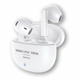 Bluetooth hovedtelefoner Tech One Tech TEC1401 Hvid #1
