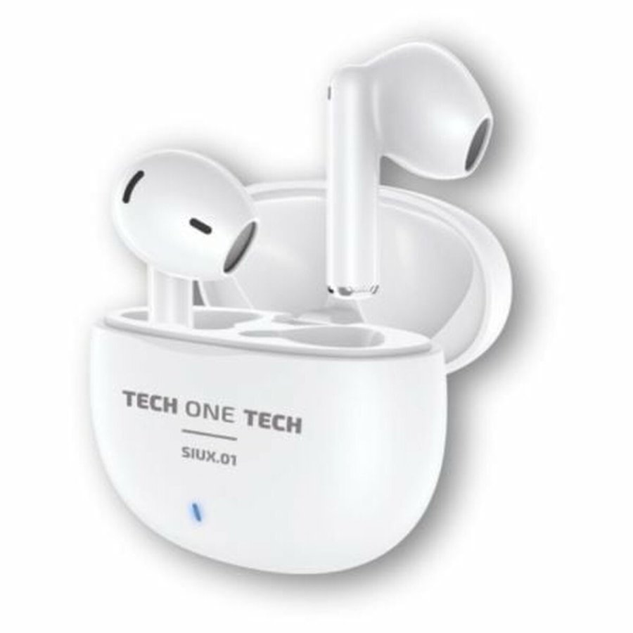 Bluetooth hovedtelefoner Tech One Tech TEC1401 Hvid #1