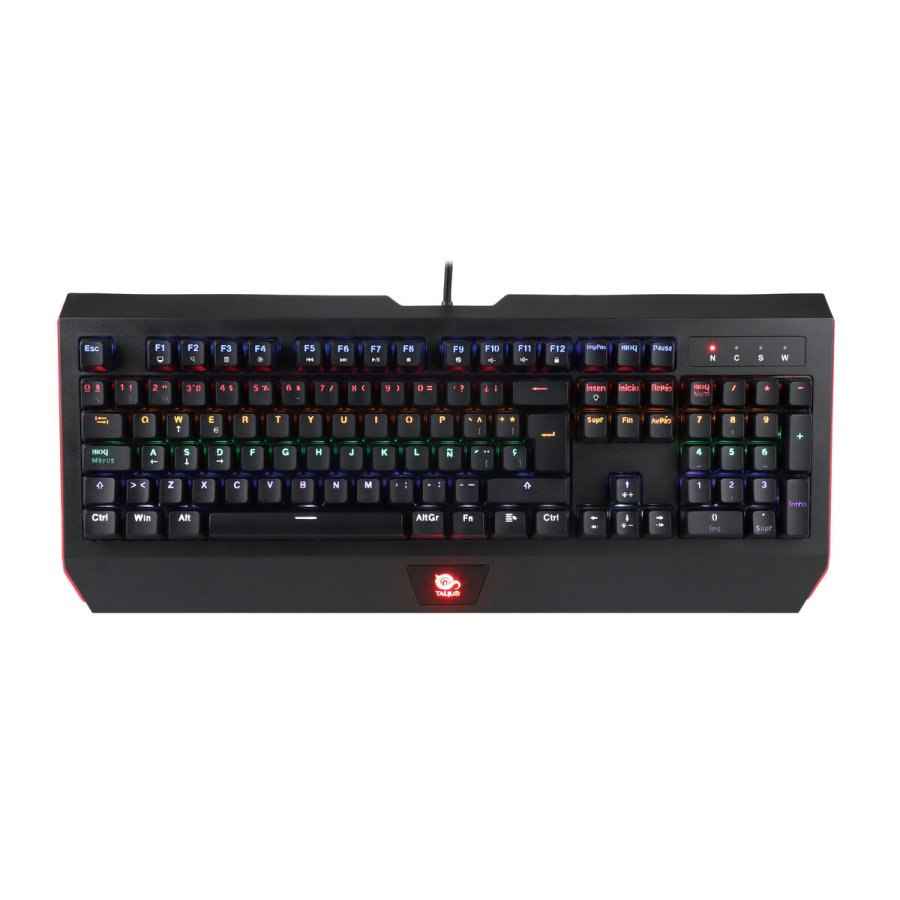 Gaming-tastatur Talius Rune Sort Sort/Rd Spansk qwerty #1