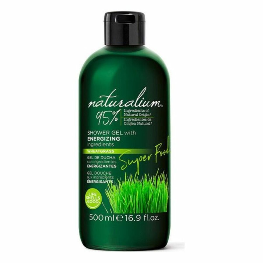 Shower gel Super Food Wheatgrass Energizing Naturalium (500 ml) #1