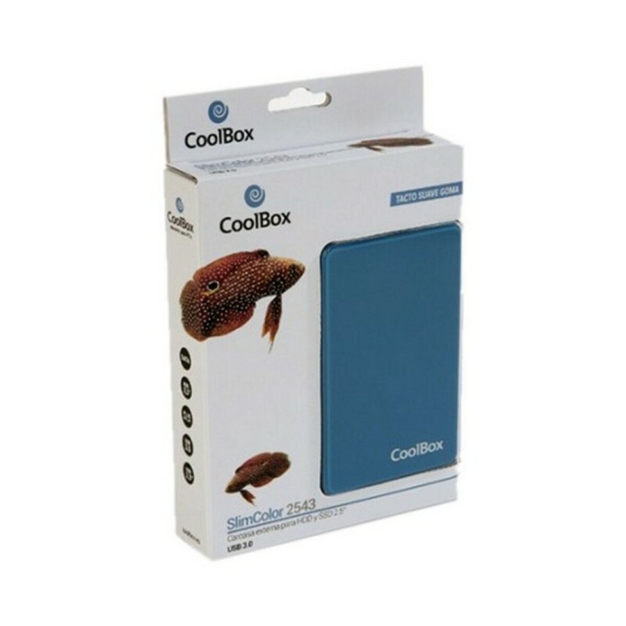 Lomme til harddisk CoolBox COO-SCG2543-6 Bl 2,5