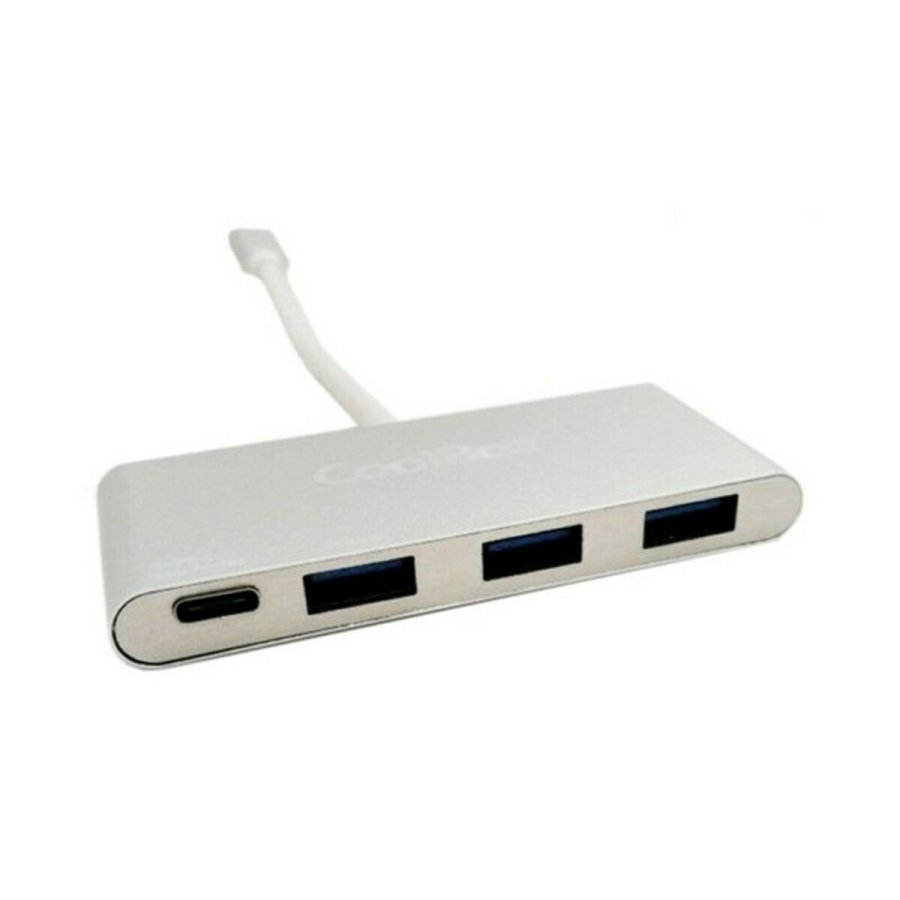 USB Hub C CoolBox COO-HUC3U3PD Aluminium #1