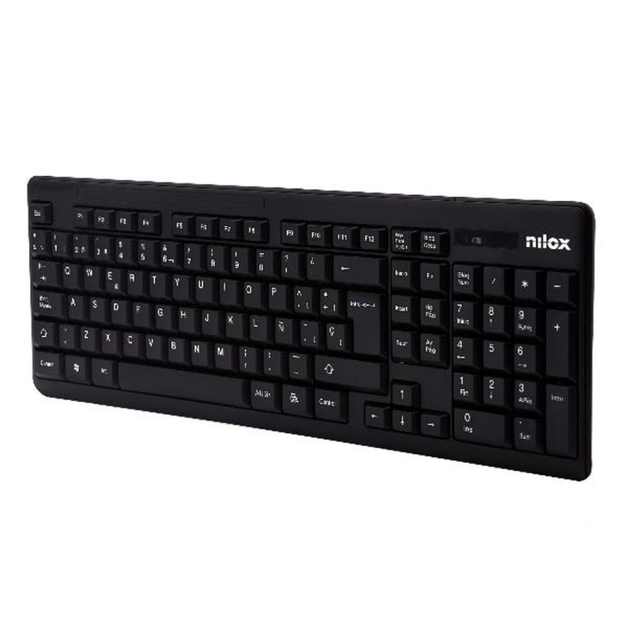 Tastatur og trdls mus Nilox NXKMWE0001 Sort Spansk qwerty QWERTY #3