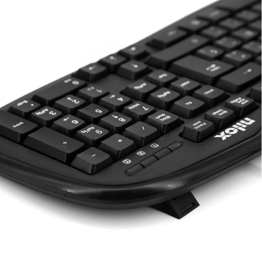 Tastatur Nilox NXKBE000001 Sort Spansk qwerty QWERTY #2