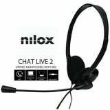 Hovedtelefoner med mikrofon Nilox NXCM0000004 Sort #1