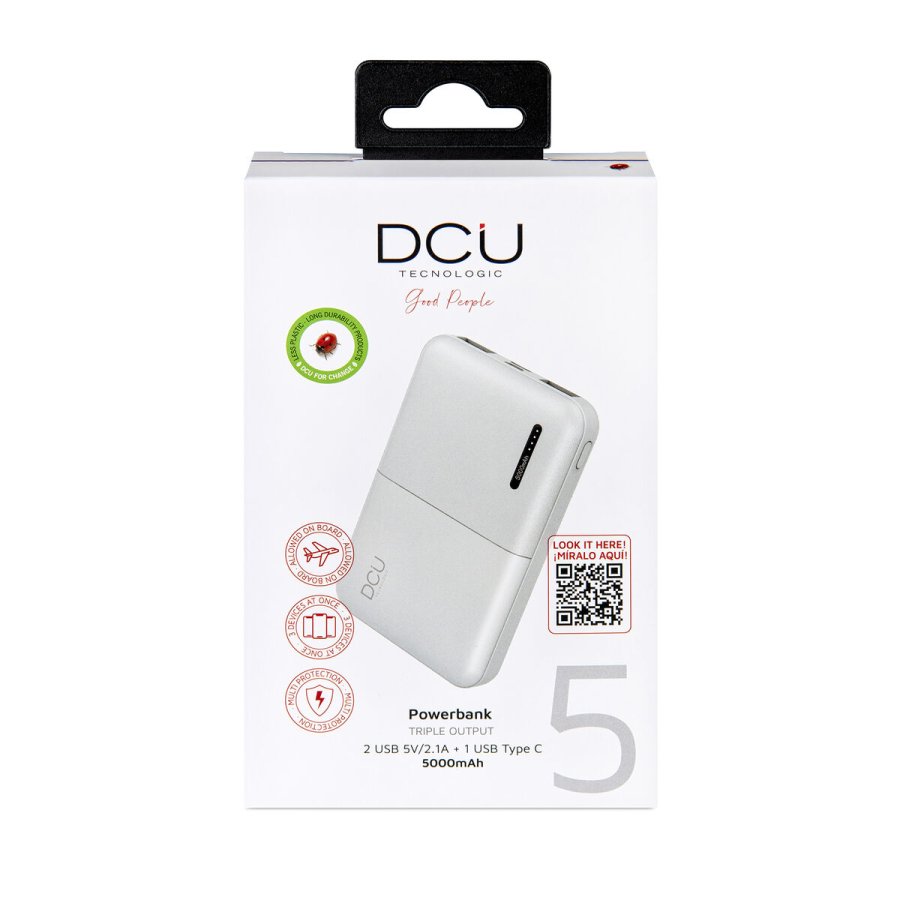 Powerbank DCU 34155002 Hvid 5000 mAh #2