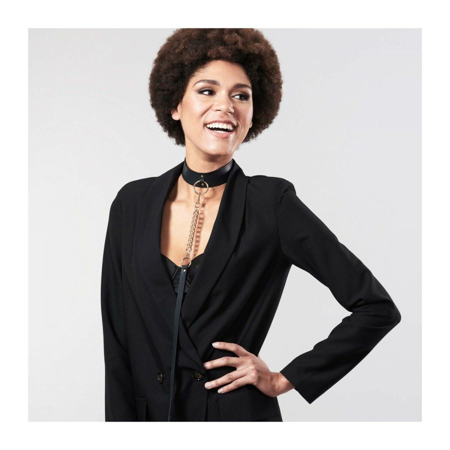 Maze Bredt Halsbnd Sort Bijoux Indiscrets 11116 #4