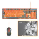 Tastatur og mus FR-TEC Dragon Ball Spansk qwerty Orange #1