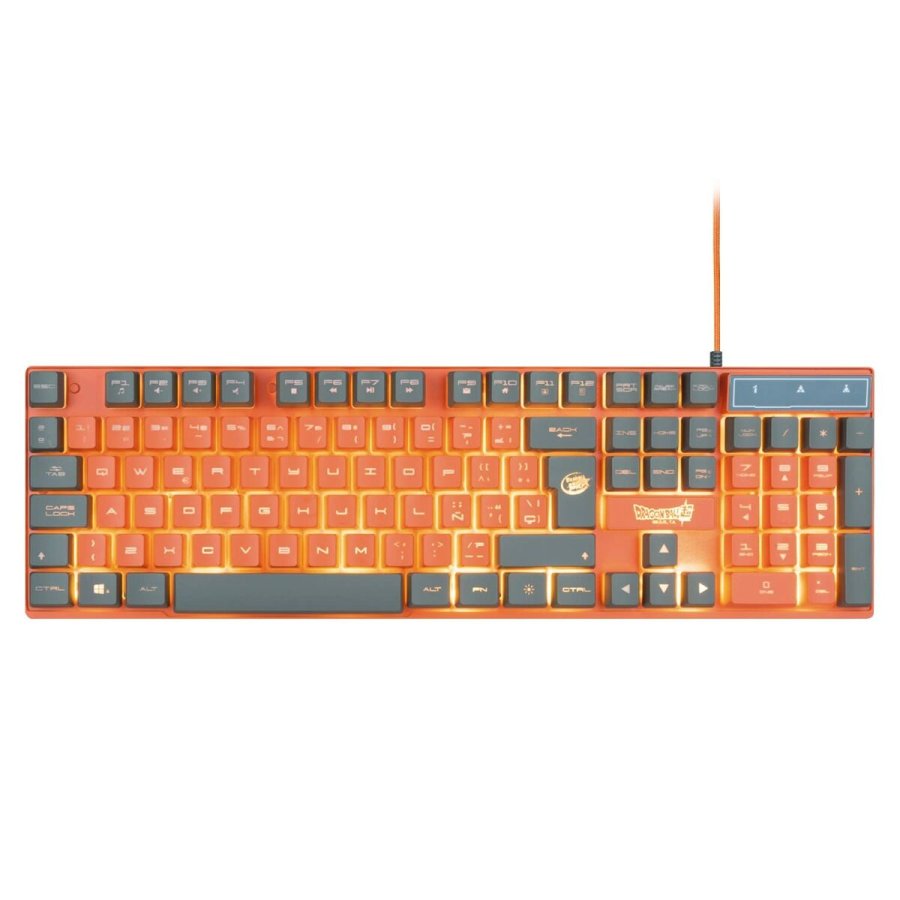 Tastatur og mus FR-TEC Dragon Ball Spansk qwerty Orange #2