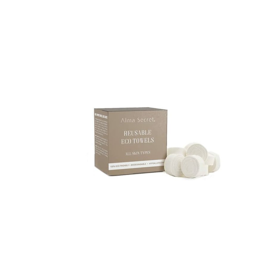 Makeup renseservietter Alma Secret   Genanvendelig Kompakt 15 enheder #1