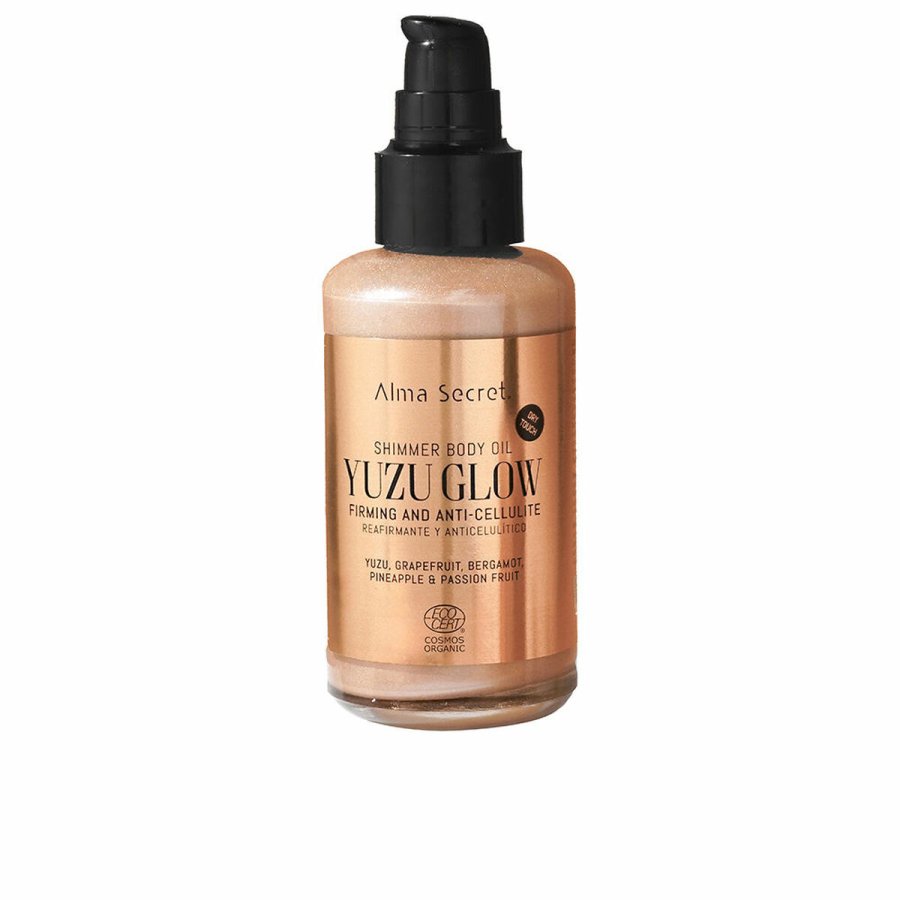 Cellulite kropsolie Alma Secret Yuzu Glow 100 ml Lysreflekterende #1