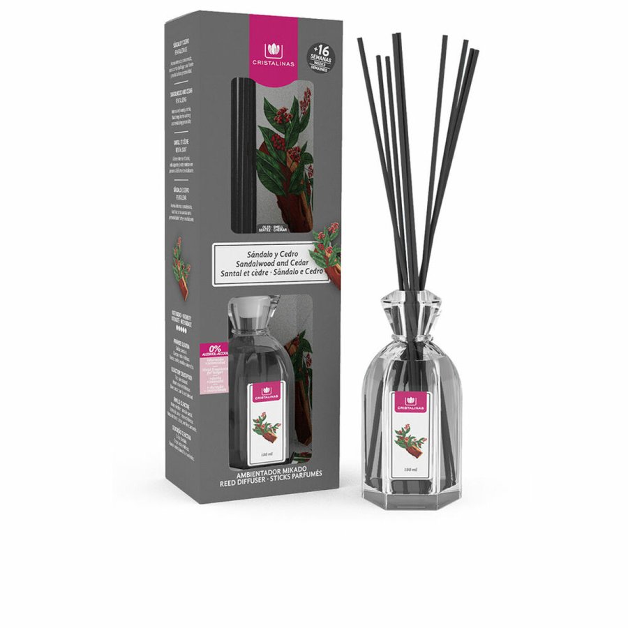 Duftpinde Cristalinas Sandalo-Cedro 180 ml #1