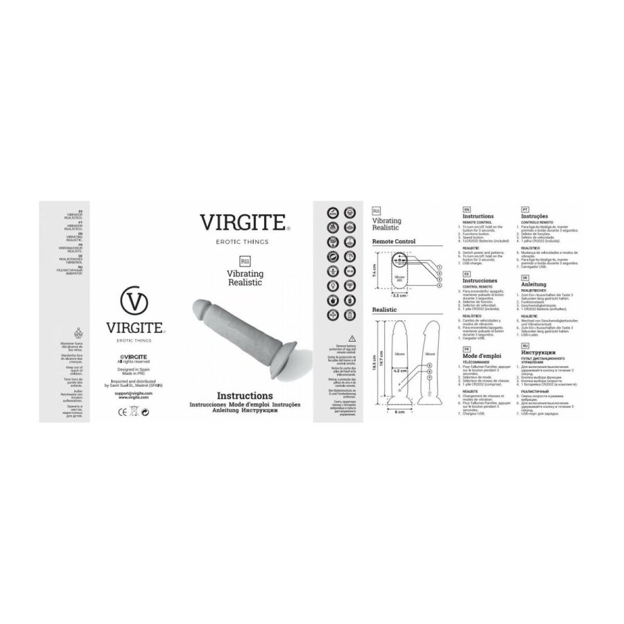 Realistisk Vibrator Virgite #9