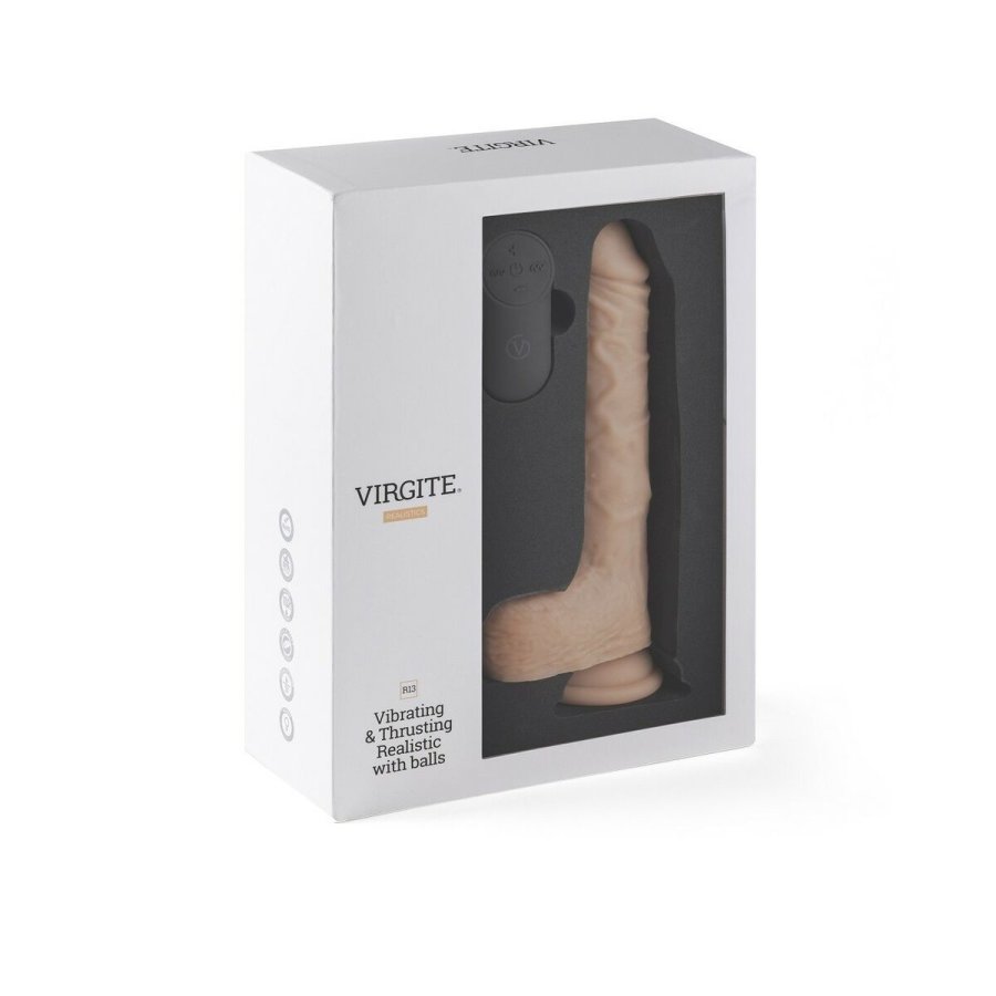 Realistisk Vibrator Virgite 20 cm #9