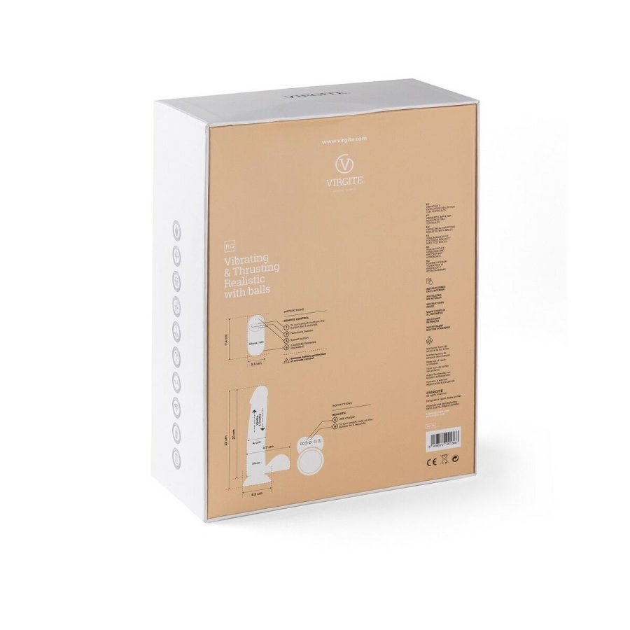 Realistisk Vibrator Virgite 20 cm #11