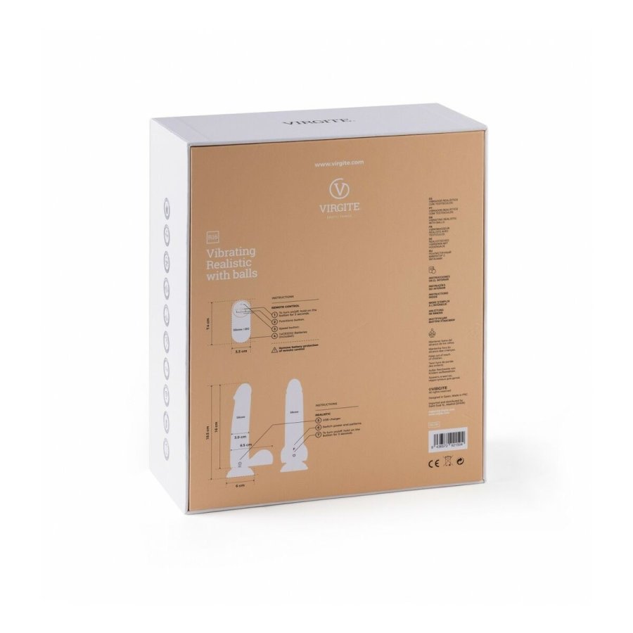 Realistisk Vibrator Virgite 16 cm #11