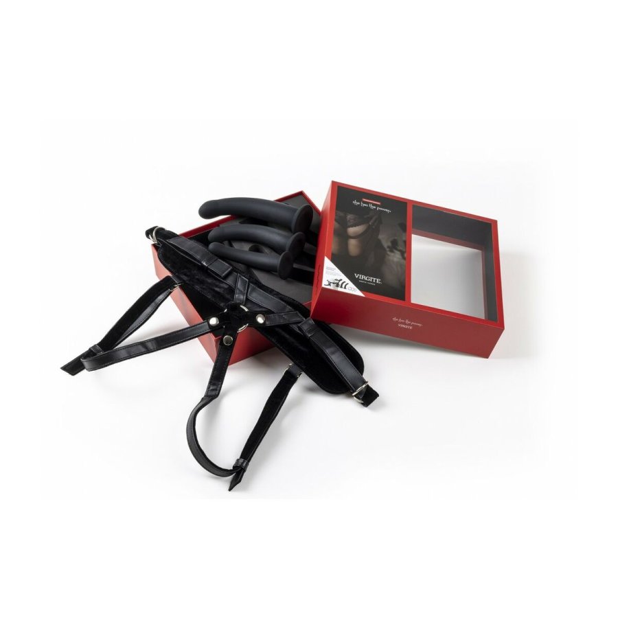 Strap-On Dildo Virgite Sort S/M/L #1