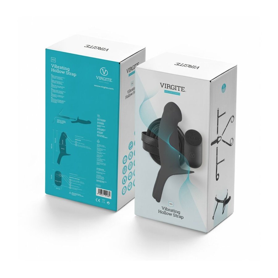 Strap-On Dildo Virgite Sort S #3