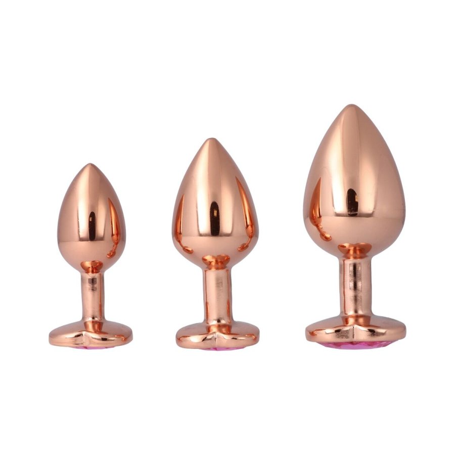 Anal plug Pick&Love N 14 Gylden 3 Dele (8,3 cm) (9,5 cm) (7,6 cm) #4