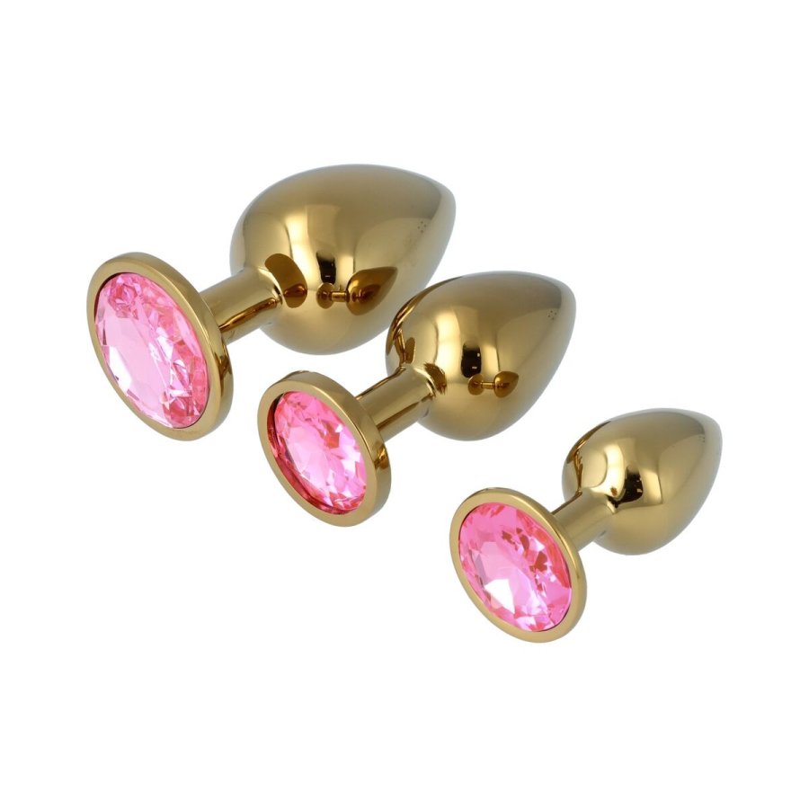 Anal plug Pick&Love N 32 Gylden 3 Dele (8,3 cm) (9,5 cm) (7,6 cm) #1