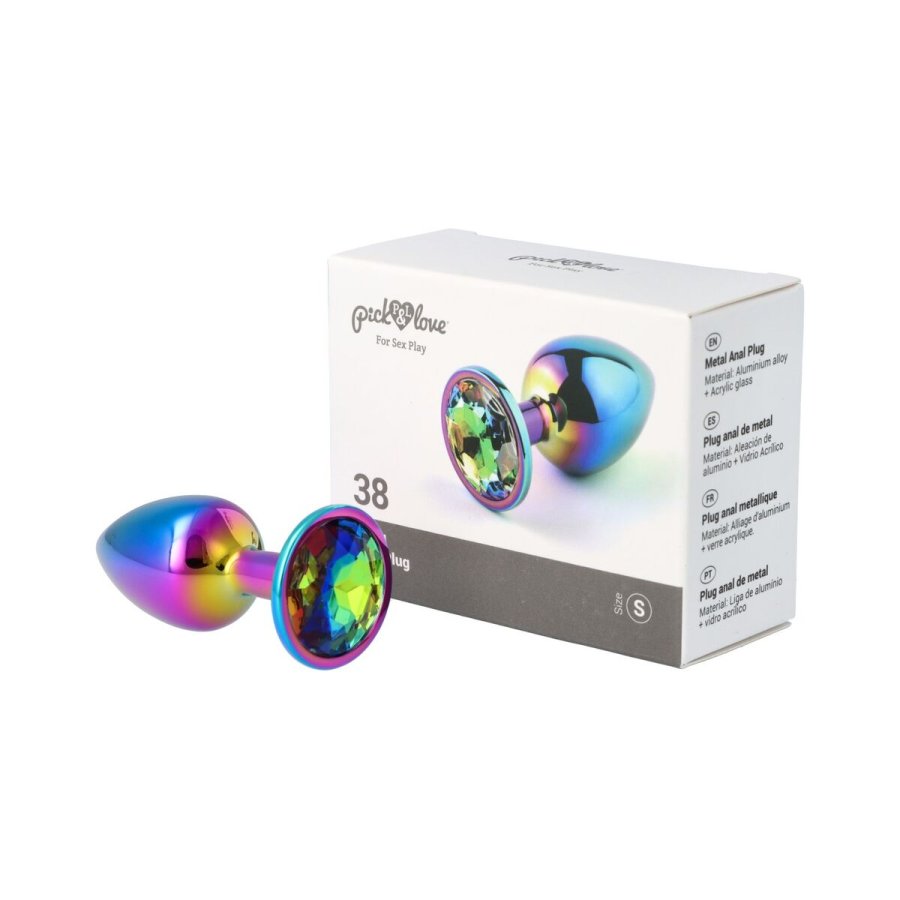 Anal plug Pick&Love N 38 Multifarvet (7,6 cm) #7