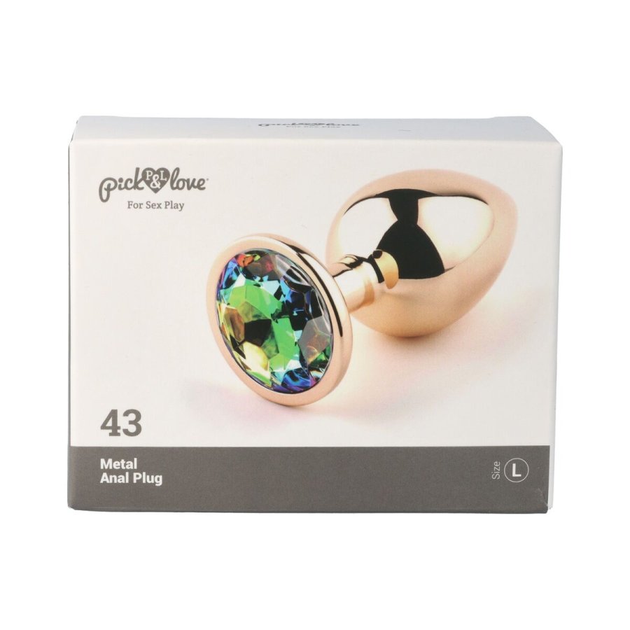 Anal plug Pick&Love N 43 Gylden (9,5 cm) #7