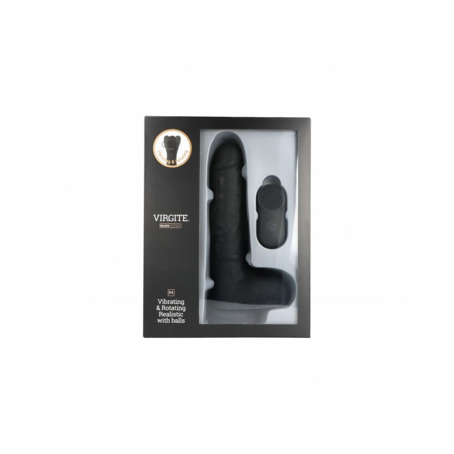 Realistisk Dildo Virgite R9 Sort 19 cm #3