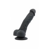 Realistisk Dildo Virgite R33 Sort 18,5 cm #1