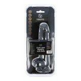 Realistisk Dildo Virgite R23 Sort 20 cm #5