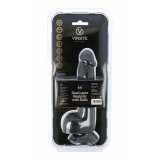 Realistisk Dildo Virgite R28 Sort 20 cm #5