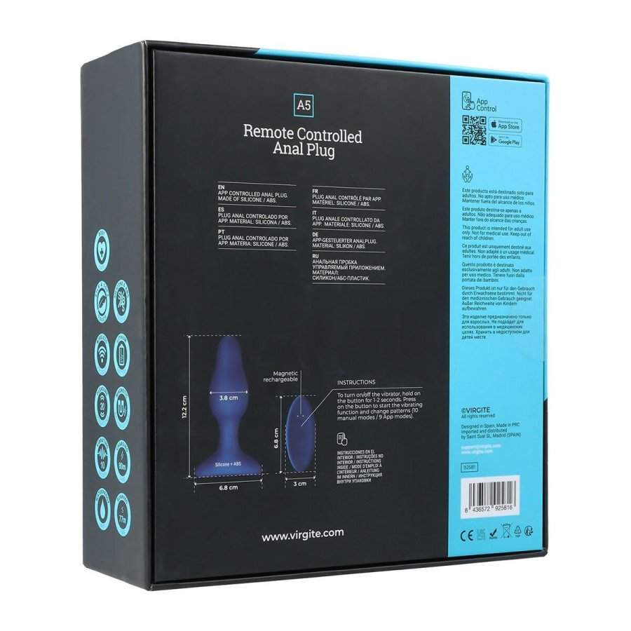 Anal plug Virgite (12 cm) #7