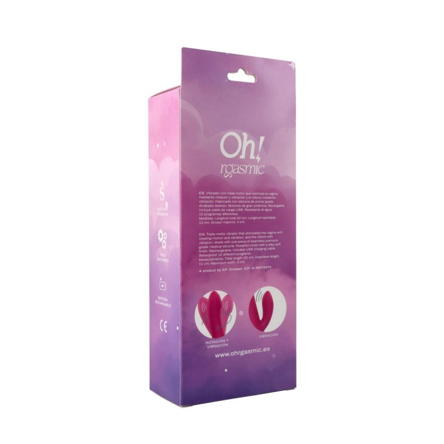 Dual Stimulation Vibe Oh!rgasmic Pink #6