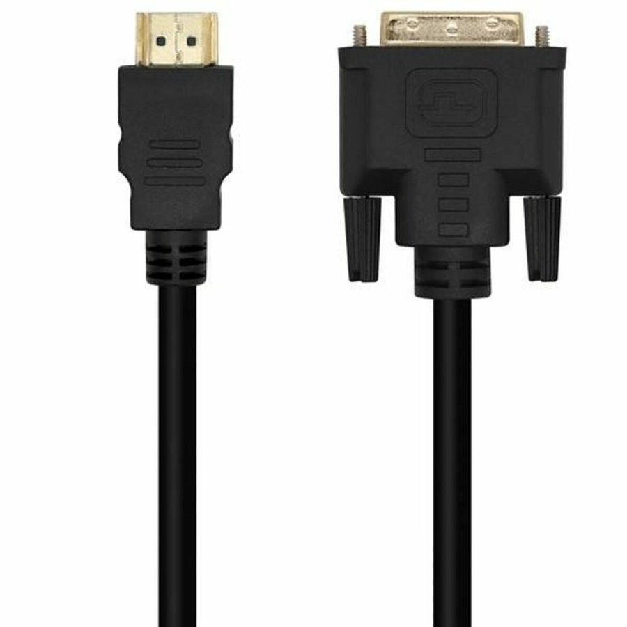 HDMI til DVI-adapter Aisens A117-0090 Sort 1,8 m #1