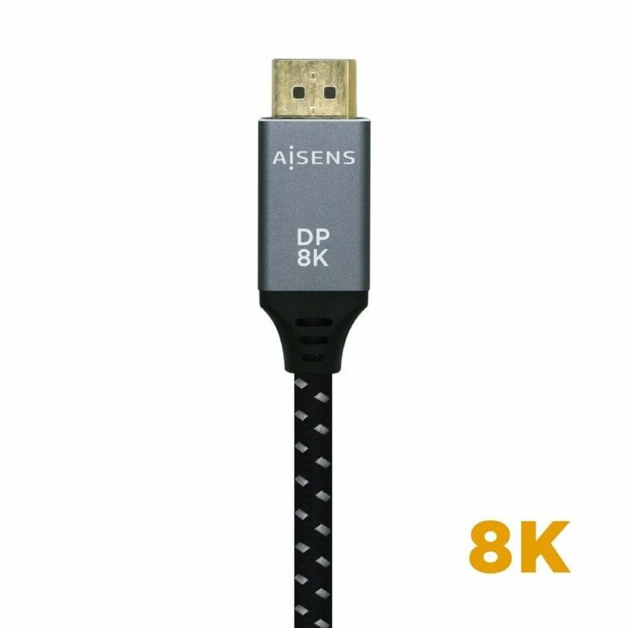 DisplayPort-kabel Aisens A149-0435 Sort Sort/Gr� 1 m #2