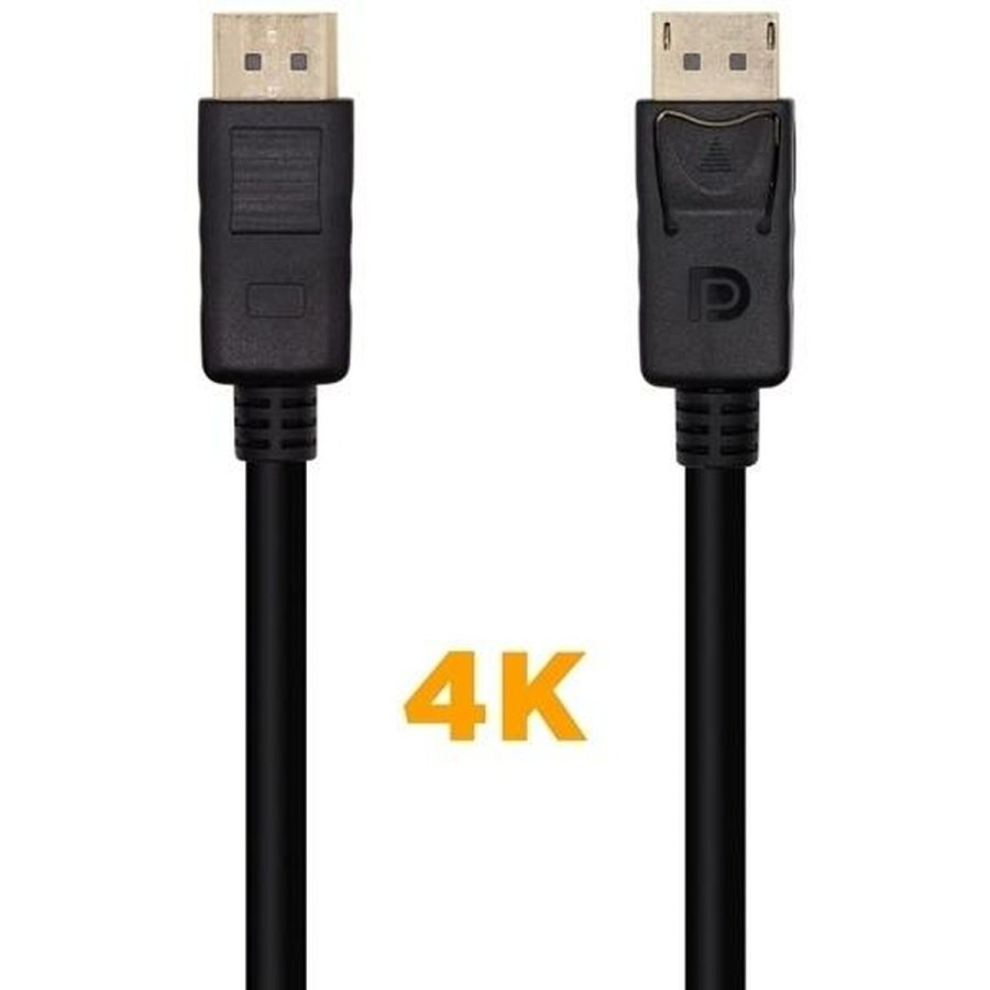 DisplayPort-kabel Aisens A124-0549 Sort 1,5 m #1