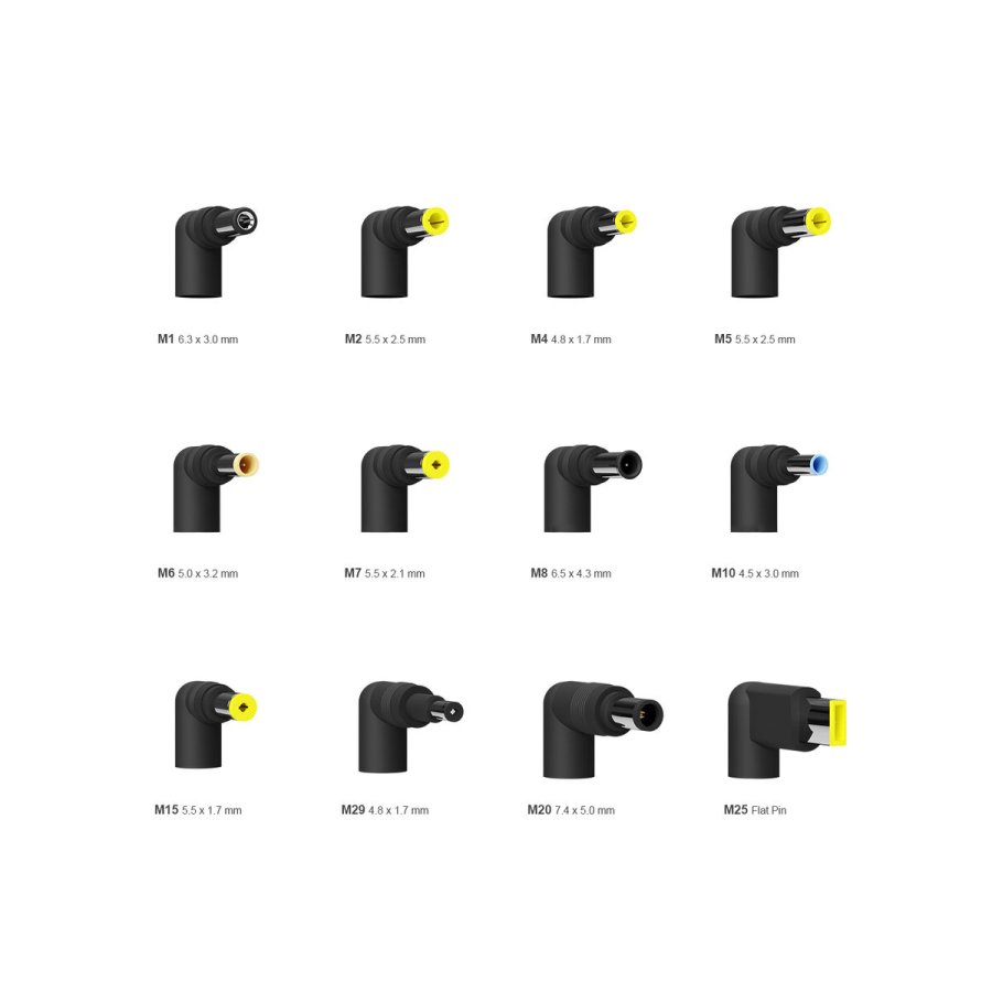 Laptop-oplader Aisens ASLC-90WAUTO-BK Universal #4