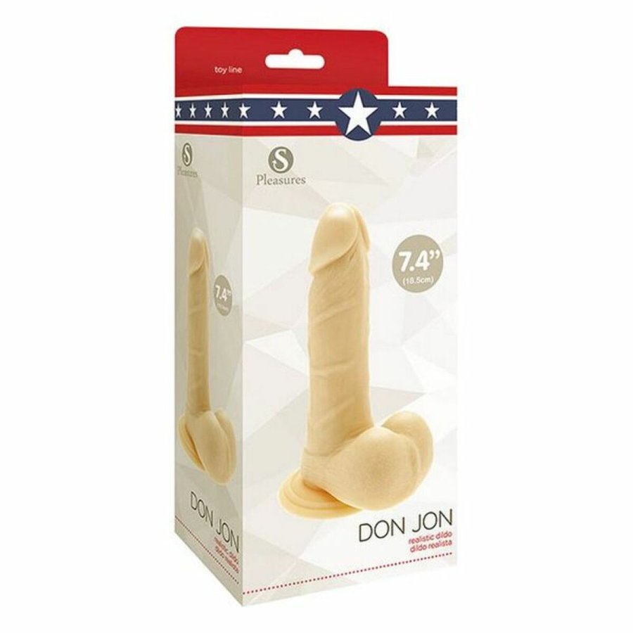Realistisk Dildo S Pleasures Don Jon PVC  4,5 cm (15 cm) #3
