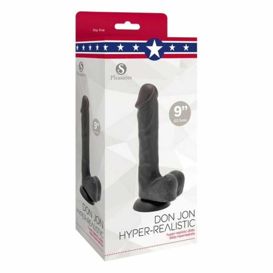 Realistisk Dildo S Pleasures Don Jon Silikone (18 cm) #5