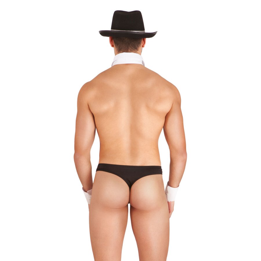 Erotisk Kostume S Pleasures Sort/Hvid Onesize #2