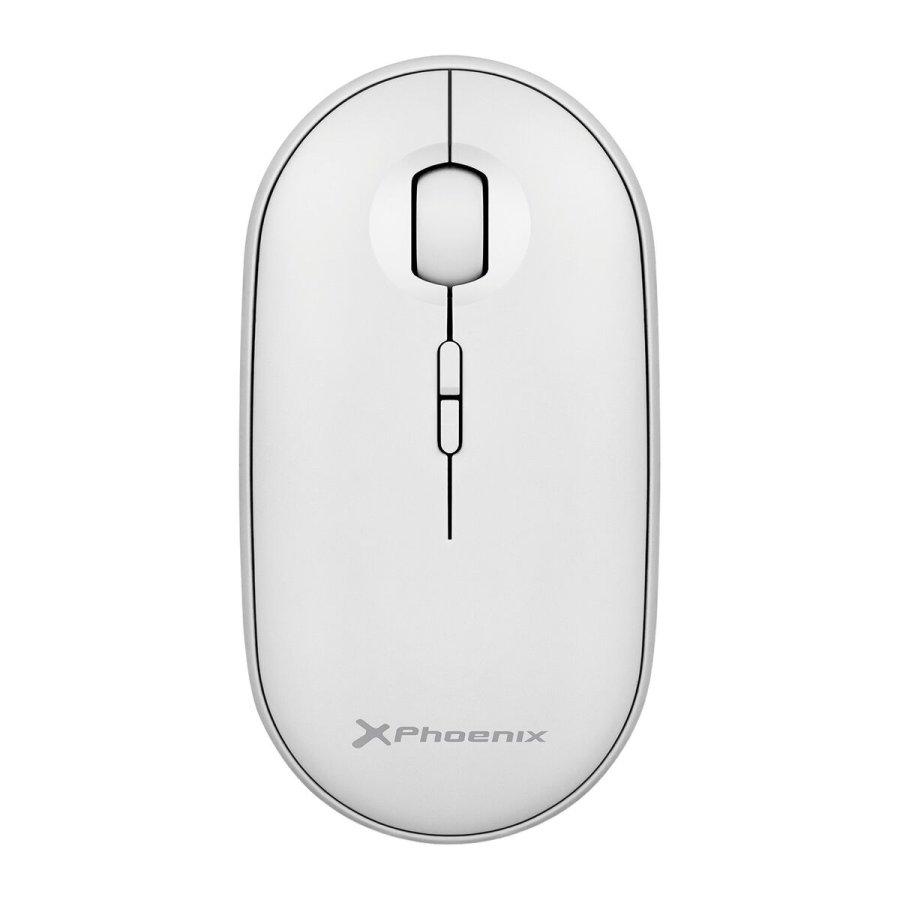 Optisk tr�dl�s mus Phoenix Hvid 1600 dpi (1 enheder) #1