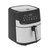 Varmluftsfrituregryde TM Electron 1700 W 5,5 L Slvfarvet #1