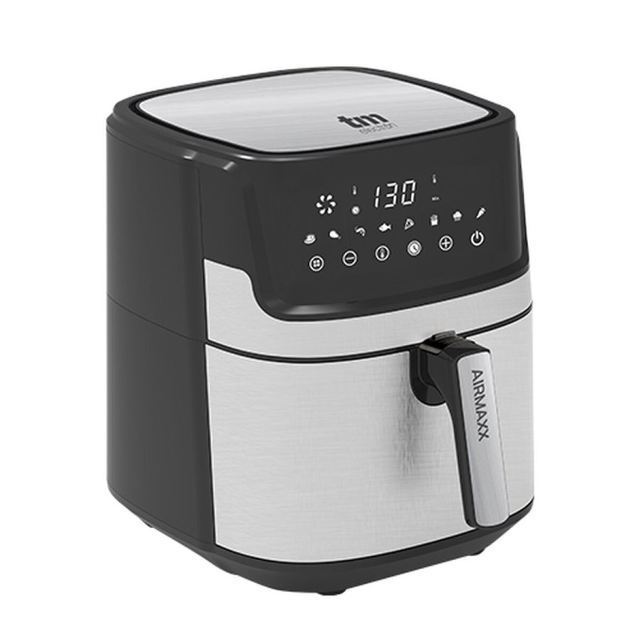 Varmluftsfrituregryde TM Electron 1700 W 5,5 L Slvfarvet #1