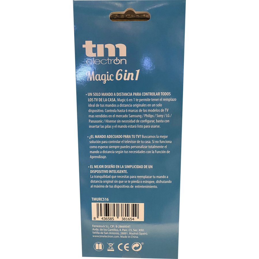 Universal fjernbetjening TM Electron 6 i 1 #5