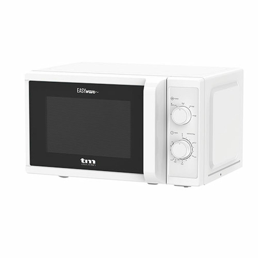Mikroblgeovnen med Grill TM Electron Hvid 700 W 20 L #1