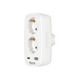 Vgstik med 2 USB-porte TM Electron 3.1 #2