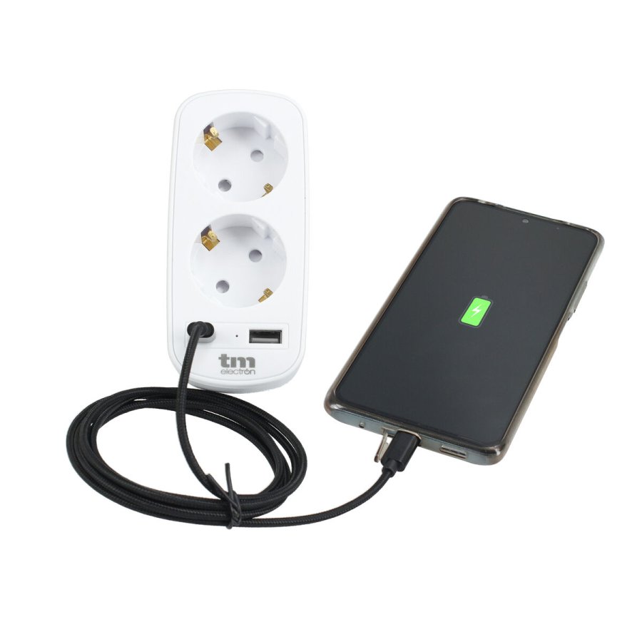 Vgstik med 2 USB-porte TM Electron 3.1 #3