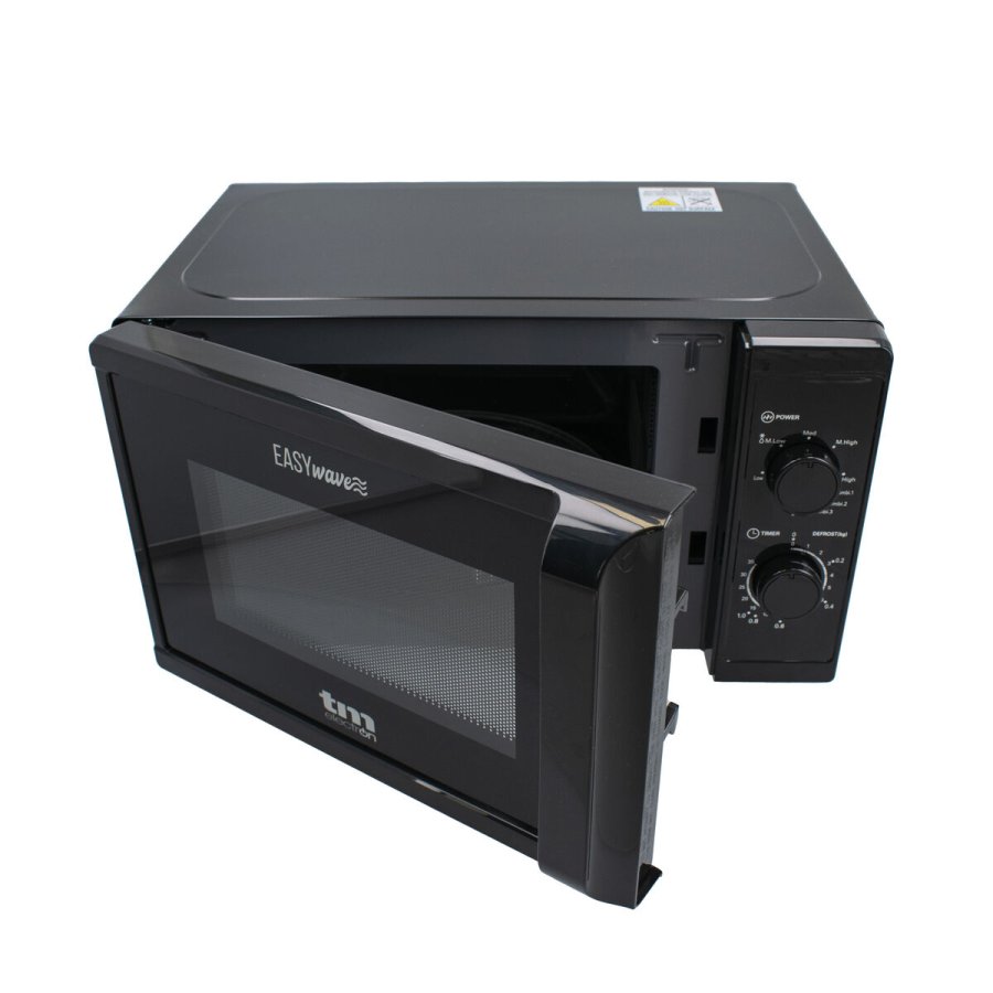 Mikroblgeovnen med Grill TM Electron Sort 700 W 20 L #7