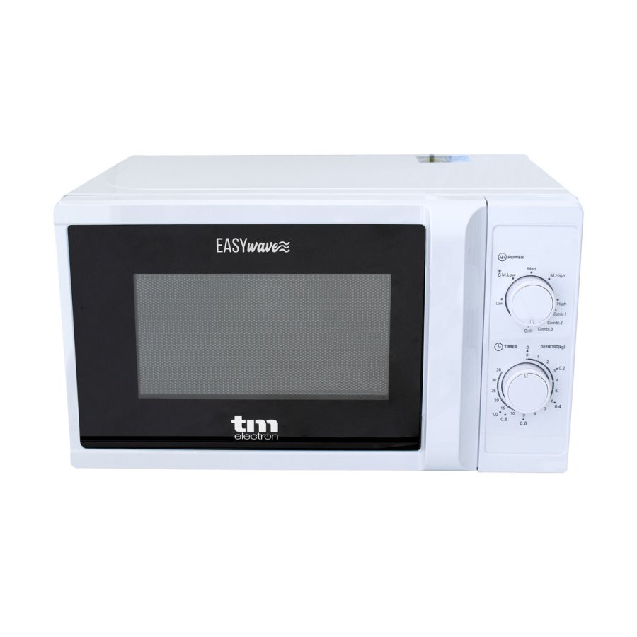 Mikroblgeovnen med Grill TM Electron Hvid 700 W 20 L #3