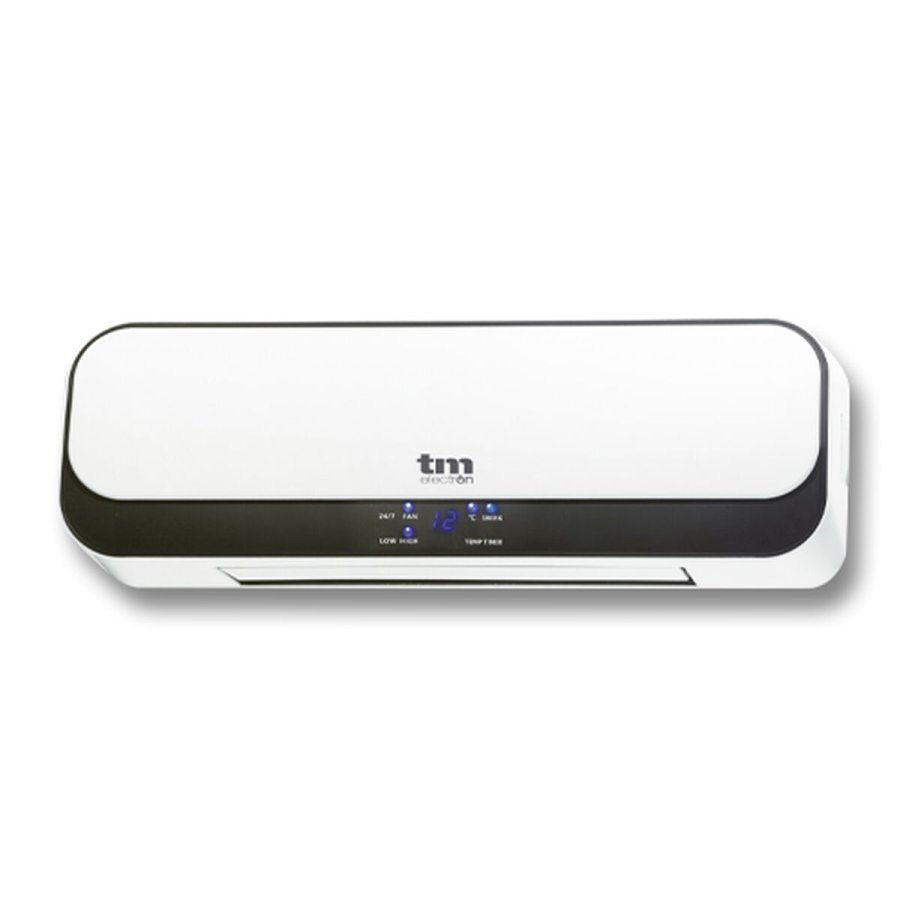 Varmeapparat TM Electron 2000 W Sort/Hvid Elektrisk Vg #1