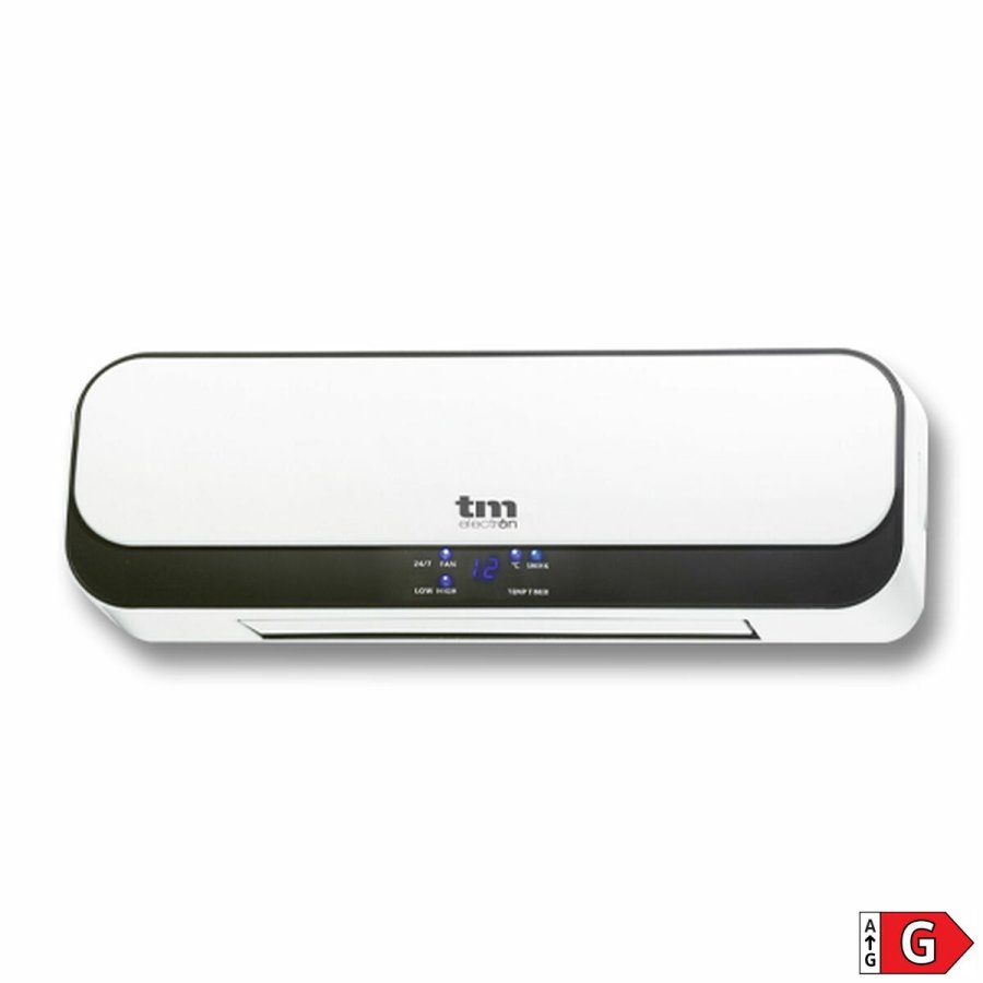 Varmeapparat TM Electron 2000 W Sort/Hvid Elektrisk Vg #5